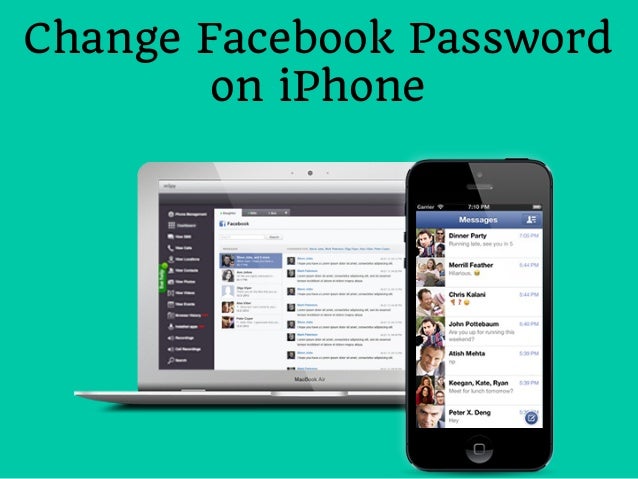 iphone dan facebook şifresi öğrenme